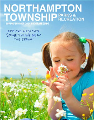 Spring Cover of Northampton Parks and Recreation Brochure